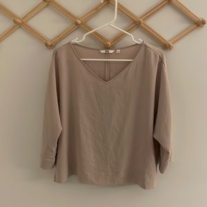 Uniqlo Beige Blouse